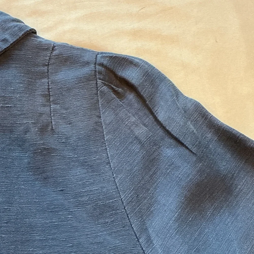 Prairie Underground | Lyocel/Linen Blend Made in USA Hidden Buttons Coat Sz‎ S